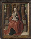 master of the legend of st. catherine The Virgin And Child Enthroned master of the legend of st. catherine The Virgin And Child Enthroned