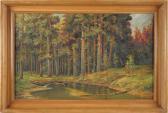 MATBURG A. Herbstwald Mit Kiefern MATBURG A. Herbstwald Mit Kiefern