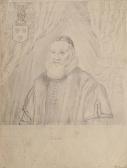 MATHAM Adriaen Bust-length Portrait Of Poliander MATHAM Adriaen Bust-length Portrait Of Poliander