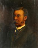MATHER R.M. Portrait Of J. G. Cox MATHER R.M. Portrait Of J. G. Cox