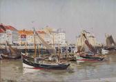 MATHIEU Paul Bassin Des Pêcheurs, Ostende MATHIEU Paul Bassin Des Pêcheurs, Ostende