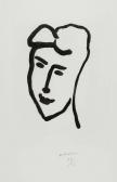 MATISSE Henri Visage De Jeune Femme MATISSE Henri Visage De Jeune Femme