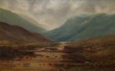 MATTHEWS E P Highland Scene With Sheep By Riverside MATTHEWS E P Highland Scene With Sheep By Riverside