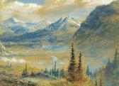 MATTHEWS Marmaduke A Misty Morning At Banff, Alberta MATTHEWS Marmaduke A Misty Morning At Banff, Alberta