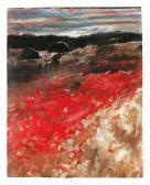 MATTIOLI Carlo Landscape With Red Poppy MATTIOLI Carlo Landscape With Red Poppy