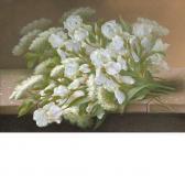 MAUCHERAT DE LONGPRE Raoul Victor Maurice White Irises MAUCHERAT DE LONGPRE Raoul Victor Maurice White Irises