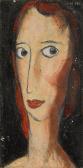 MAURER Alfred Henry Head Study Of A Woman MAURER Alfred Henry Head Study Of A Woman