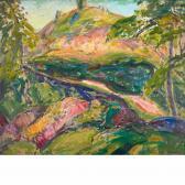 MAURER Alfred Henry Mountain Landscape MAURER Alfred Henry Mountain Landscape