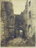 Maurice BLUCH Bruges, Passage À Nôtre Dame Maurice BLUCH Bruges, Passage À Nôtre Dame