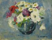 MAURICE Eleanor Ingersoll Still Life Depicting Flowers In Vase MAURICE Eleanor Ingersoll Still Life Depicting Flowers In Vase