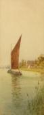 MAURICE J A Norfolk Wherry On The Yare MAURICE J A Norfolk Wherry On The Yare