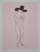 MAURICE SAVIN « Nu Au Chapeau Noir 97/122 » MAURICE SAVIN « Nu Au Chapeau Noir 97/122 »