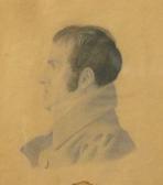 MAURON Herrenbildnis Im Profil MAURON Herrenbildnis Im Profil