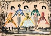 MAVROIDIS Giorgios Three Maquets For The ?gipsy? Staged By The Greek Chorodrama In 1959 MAVROIDIS Giorgios Three Maquets For The ?gipsy? Staged By The Greek Chorodrama In 1959