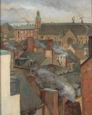 MAYER LOUIS Les Toits D'une Ville En Hiver MAYER LOUIS Les Toits D'une Ville En Hiver