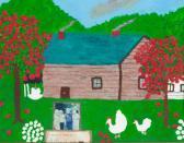 Maynard Phyillis Folk Art Painting Maynard Phyillis Folk Art Painting