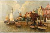 MAYNER H. Holländische Hafenansicht MAYNER H. Holländische Hafenansicht