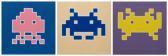 MC KERAN David Space Invader '#59','#104' And '#111' MC KERAN David Space Invader '#59','#104' And '#111'