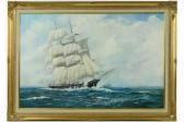MCCARROLL David Clipper Ship At Sea MCCARROLL David Clipper Ship At Sea