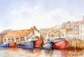 MCCARROLL William R. Fishing Boats At Pittenweem' MCCARROLL William R. Fishing Boats At Pittenweem'
