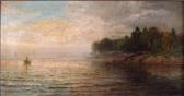 McCORD George Herbert Rocky Coast With Boats McCORD George Herbert Rocky Coast With Boats