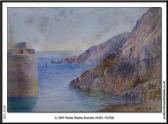 MCCULLOCH William Arthur Toplis The Entrance To Creux Harbour MCCULLOCH William Arthur Toplis The Entrance To Creux Harbour