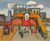 MCGUIRE Ralph L. Industrial Street Scene MCGUIRE Ralph L. Industrial Street Scene