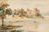 MCKINLEY A.J Sheep Grazing By A Loch MCKINLEY A.J Sheep Grazing By A Loch