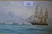MCKINLEY Charles Seascape With Sail And Steam Ships MCKINLEY Charles Seascape With Sail And Steam Ships