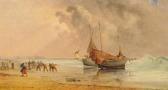 MEADOWS Arthur Joseph "beaching Boats In MEADOWS Arthur Joseph "beaching Boats In