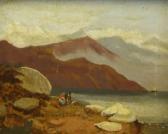 MEAKES B. Figures In A Lakeland Landscape MEAKES B. Figures In A Lakeland Landscape