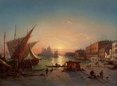 MECKLENBURG Ludwig View Of Venice With Santa Maria Della Salute MECKLENBURG Ludwig View Of Venice With Santa Maria Della Salute
