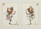 MEDINA Raphael Two Native American Dancers MEDINA Raphael Two Native American Dancers