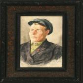MEDVEDEV T.A. Portrait Of Comradeand Agitator Vodianin From Sabaevo MEDVEDEV T.A. Portrait Of Comradeand Agitator Vodianin From Sabaevo