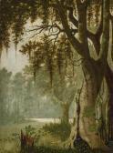 MEEKER Joseph Rusling Swamp Scene MEEKER Joseph Rusling Swamp Scene