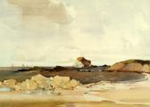 MEEKLEY Frederick George Coastal Scene With Fishing Boats MEEKLEY Frederick George Coastal Scene With Fishing Boats