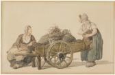 MEIJER Christoffel Two Peasant Women With A Cart MEIJER Christoffel Two Peasant Women With A Cart