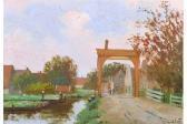 MEILOF Ronald Dutch Village Scene MEILOF Ronald Dutch Village Scene