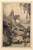 MEINHOLD Th. Ansicht Kloster Barth MEINHOLD Th. Ansicht Kloster Barth