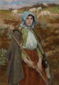MELCHERS Julius, Gari The Goatherd MELCHERS Julius, Gari The Goatherd