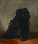 MELIN Joseph Urbain A Black Spaniel MELIN Joseph Urbain A Black Spaniel