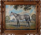 MELLIN Jeanne Portrait Of A Dapple Grey Hunter; Portrait Of A Chestnut Hunter MELLIN Jeanne Portrait Of A Dapple Grey Hunter; Portrait Of A Chestnut Hunter