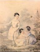 MELLINI Napoleone Ritratto Di Tre Bambini MELLINI Napoleone Ritratto Di Tre Bambini