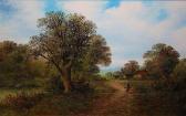 MELLINS Figure In Wooded Landscape MELLINS Figure In Wooded Landscape