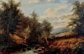MELLOR J.P. Figures In A Wooded Valley MELLOR J.P. Figures In A Wooded Valley