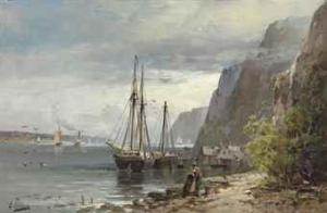 Andrew W. Melrose - View Of Palisades On The Hudson