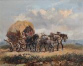 MELVILLE Harden Sidney Figures In A Horse Drawn Cart MELVILLE Harden Sidney Figures In A Horse Drawn Cart