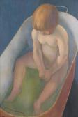 MENINSKY Bernard Portrait Of The Artist\’s Son In A Bathtub MENINSKY Bernard Portrait Of The Artist\’s Son In A Bathtub