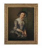 MERCIER Philippe The Oyster Girl Oil On Canvas 35¾ X 27¾ In MERCIER Philippe The Oyster Girl Oil On Canvas 35¾ X 27¾ In