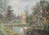 MERCKAERT Jules Landhuis Bij Vijver MERCKAERT Jules Landhuis Bij Vijver